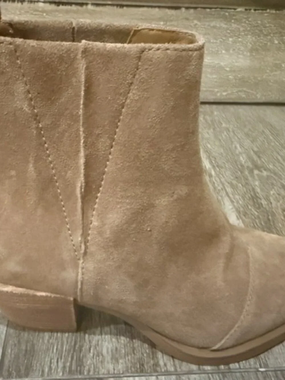 Unworn Rag & Bone Dart Suede Pull-On Ankle Booties Size 6 - Picture 5 of 8